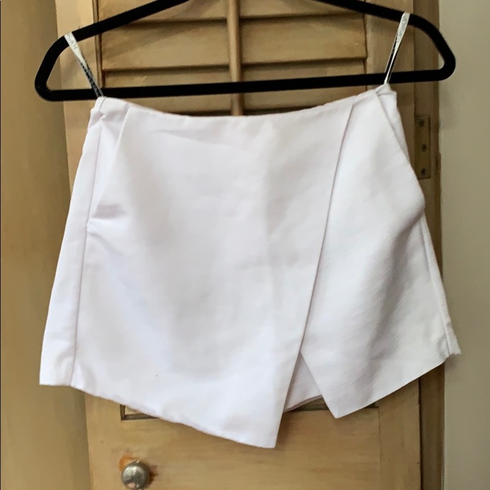 Top shop white skort
